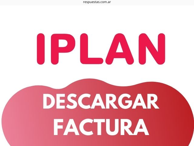 IPLAN Factura 