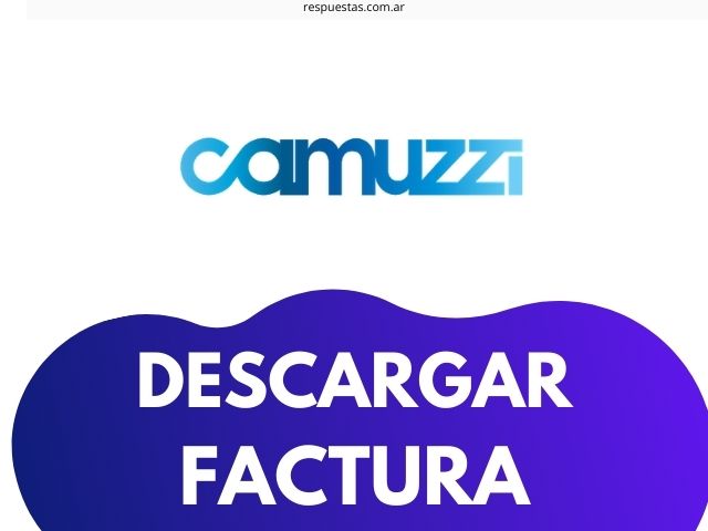Camuzzi factura imprimir