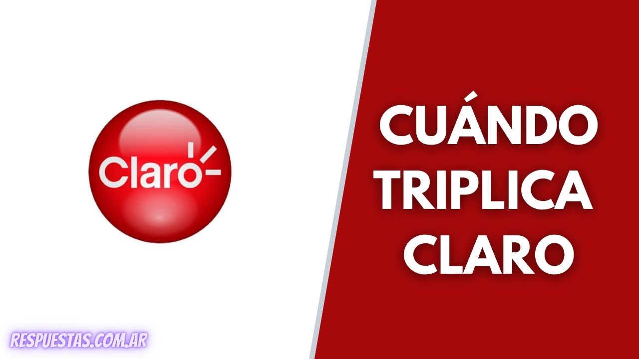 cuando se triplica claro