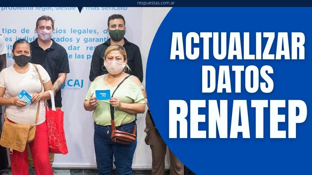actualizar mis datos Renatep