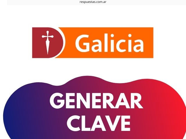 generar mi clave Home Banking Galicia