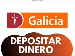 ¿Como Depositar plata en un Cajero Banco Galicia? Depósito en Cuenta